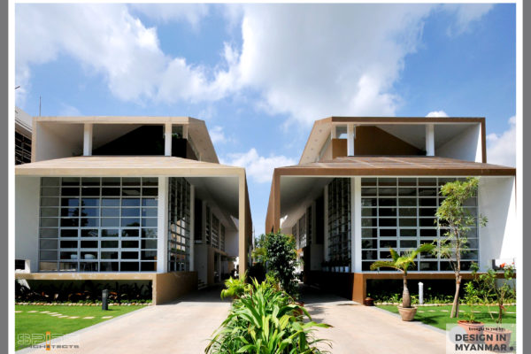 Twin House Residence in Mandalay
