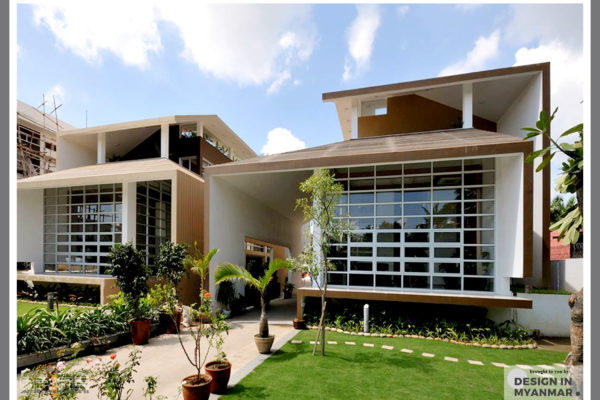 Twin House Residence in Mandalay