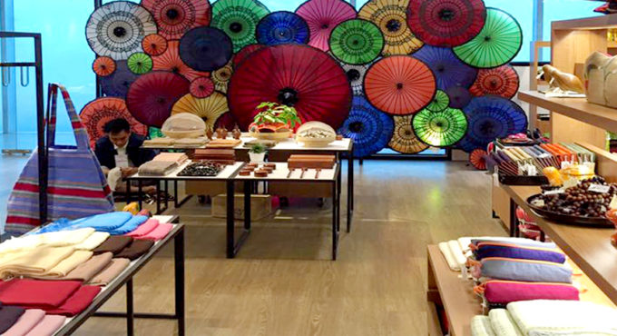 Artisan Souvenir Shop at Yangon International Airport