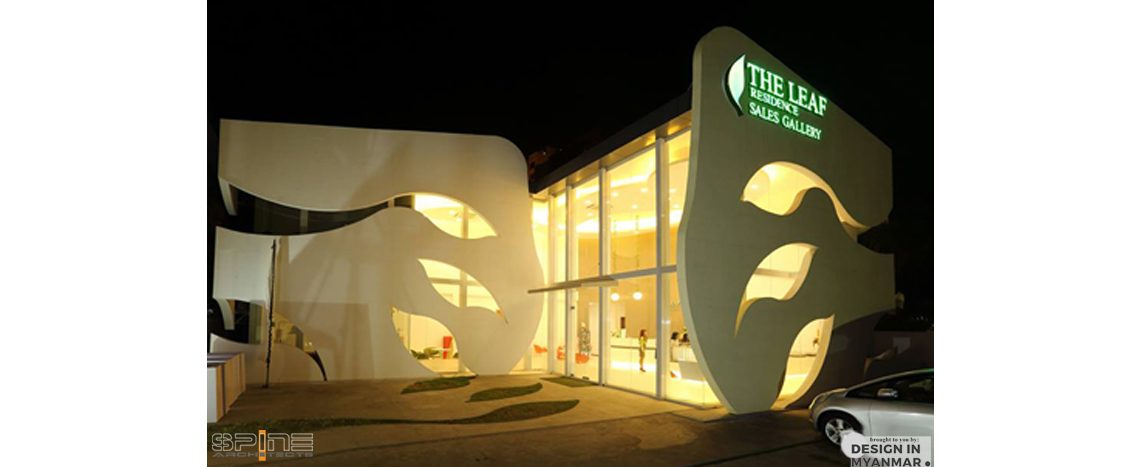 The Leaf Residence Sales Gallery at Pyay road, Yangon
