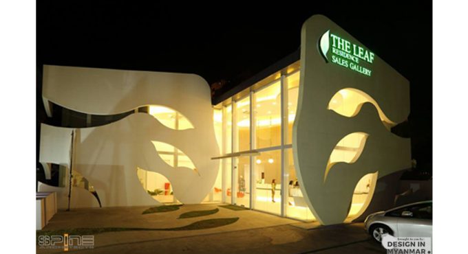 The Leaf Residence Sales Gallery at Pyay road, Yangon