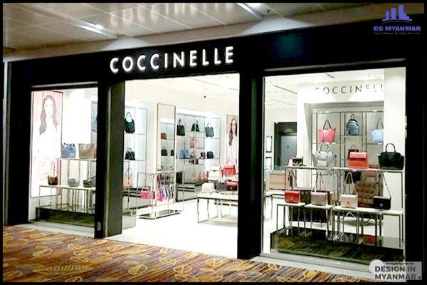 Coccinelle at Yangon International Airport