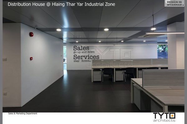 Distribution House at Hlaing Tharyar
