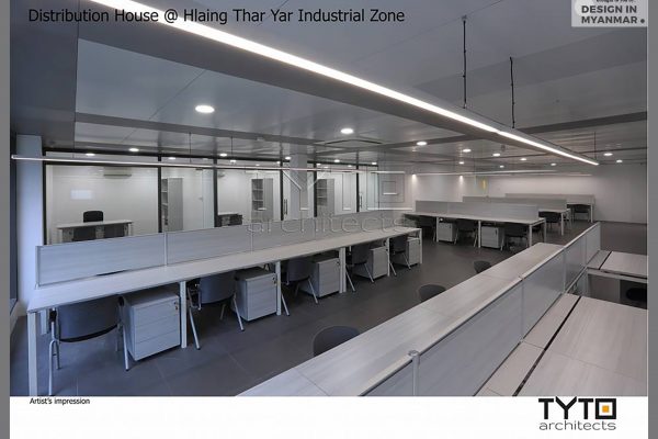 Distribution House at Hlaing Tharyar