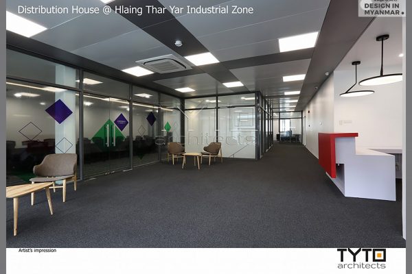 Distribution House at Hlaing Tharyar