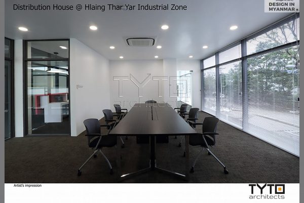 Distribution House at Hlaing Tharyar