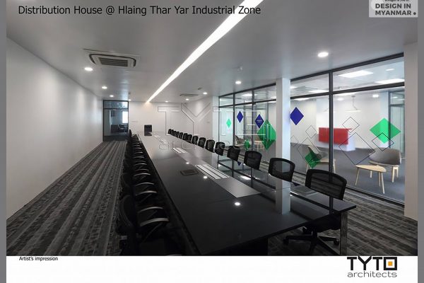 Distribution House at Hlaing Tharyar