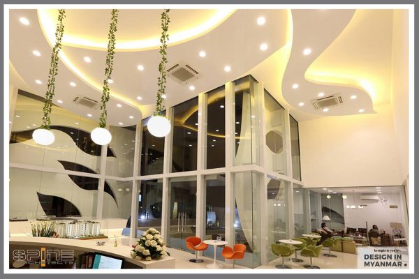 The Leaf Residence Sales Gallery at Pyay road, Yangon