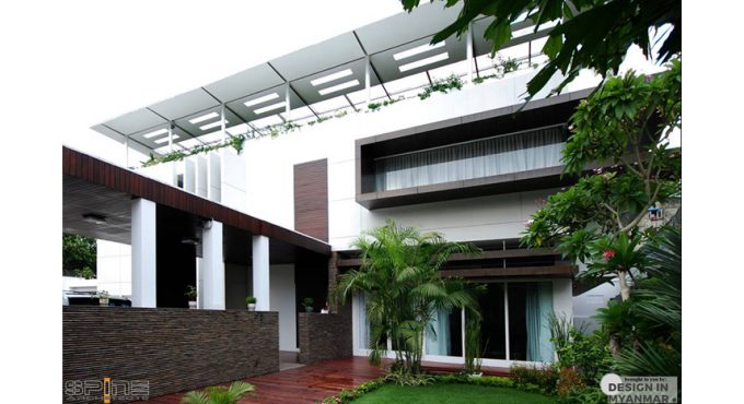Private residence at Dhamazedi Road, Yangon
