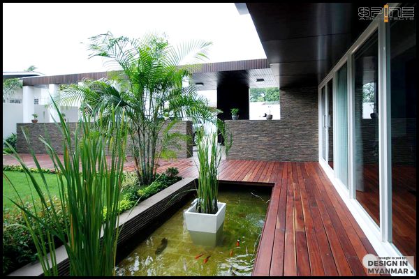 Private residence at Dhamazedi Road, Yangon