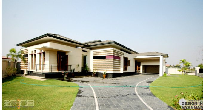 Four Houses in Mya Yamon Housing Estate